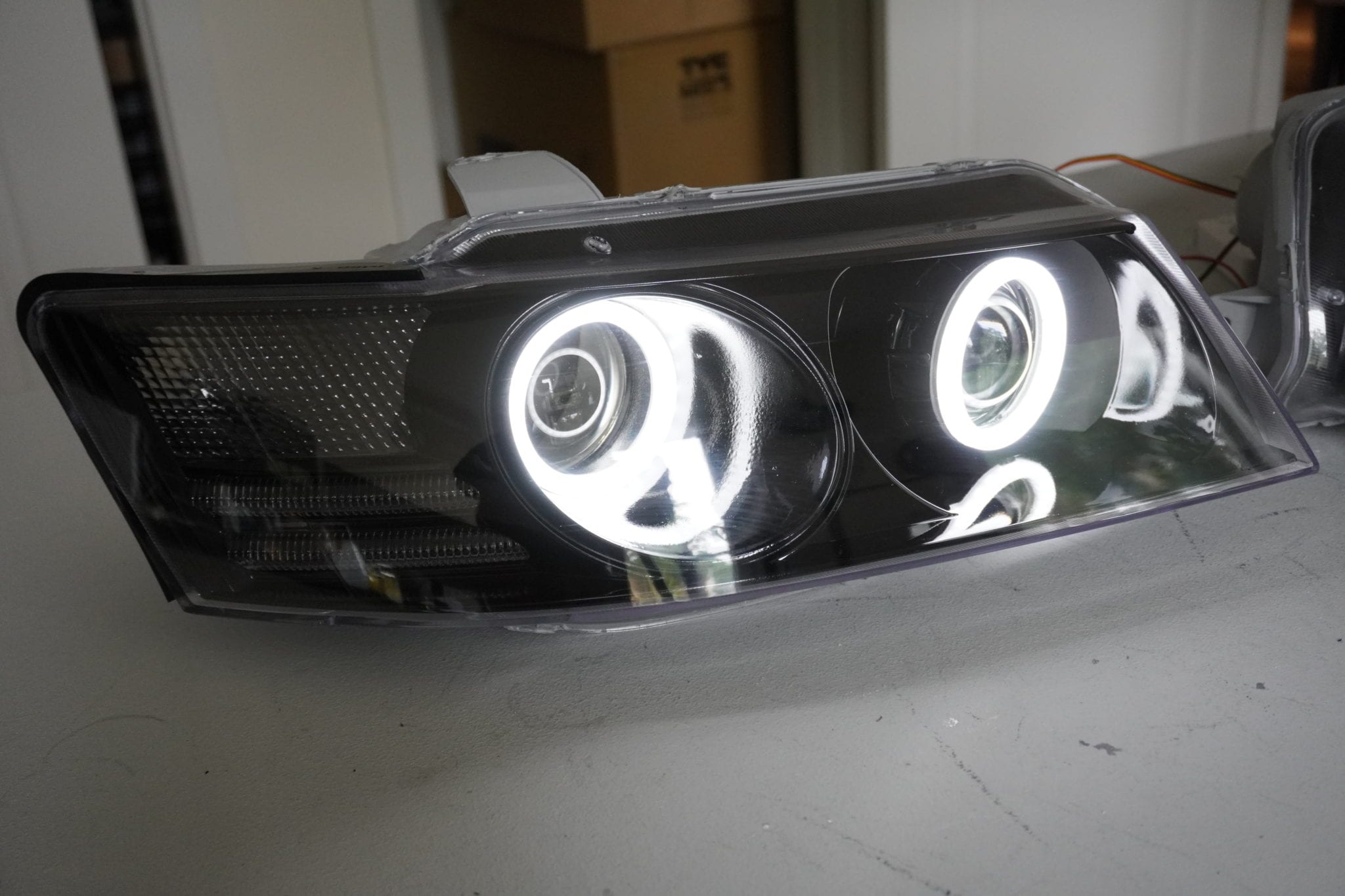 VZ Custom Headlights Switchback Lighting