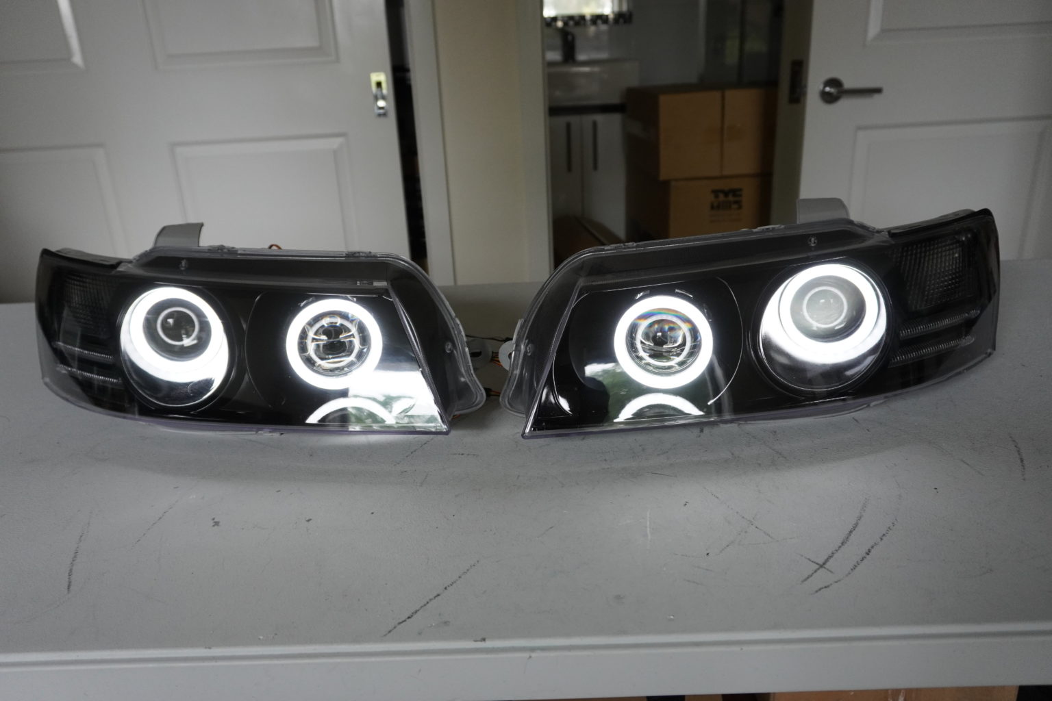 VZ Custom Headlights Switchback Lighting