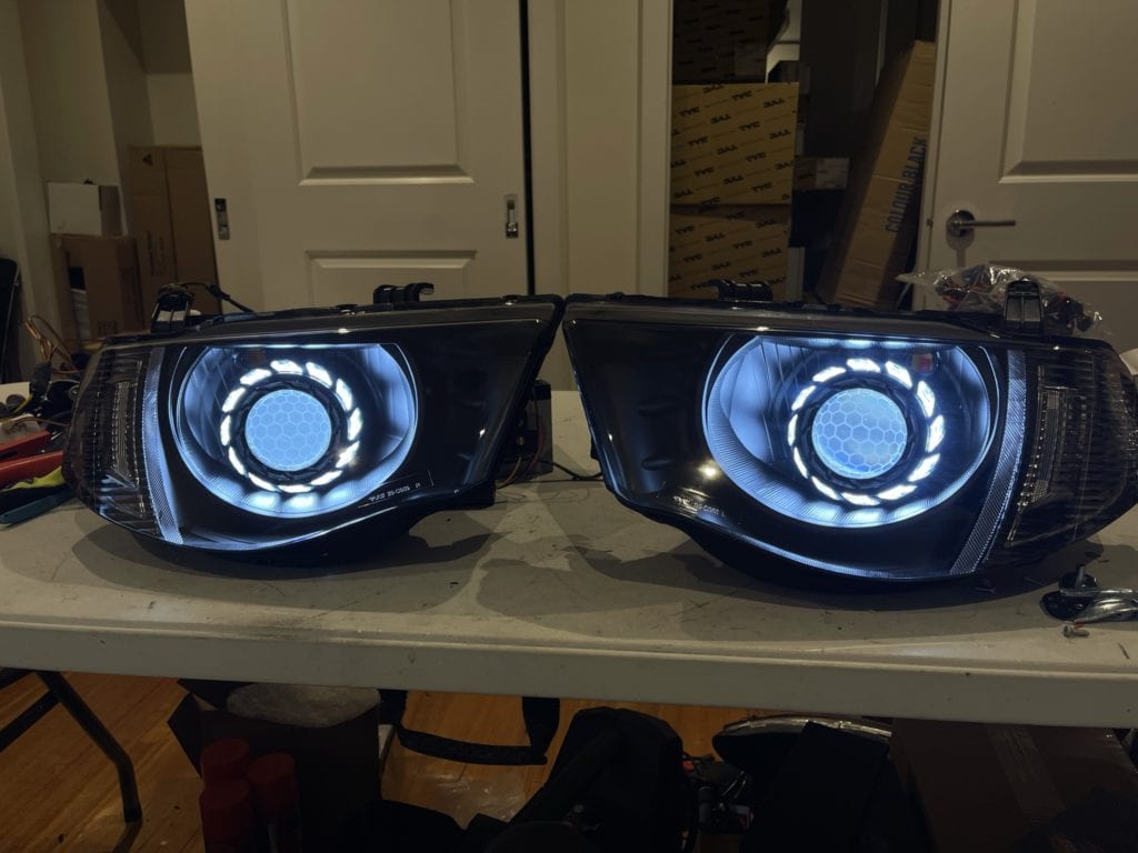 MN Triton Custom Headlights Switchback Lighting