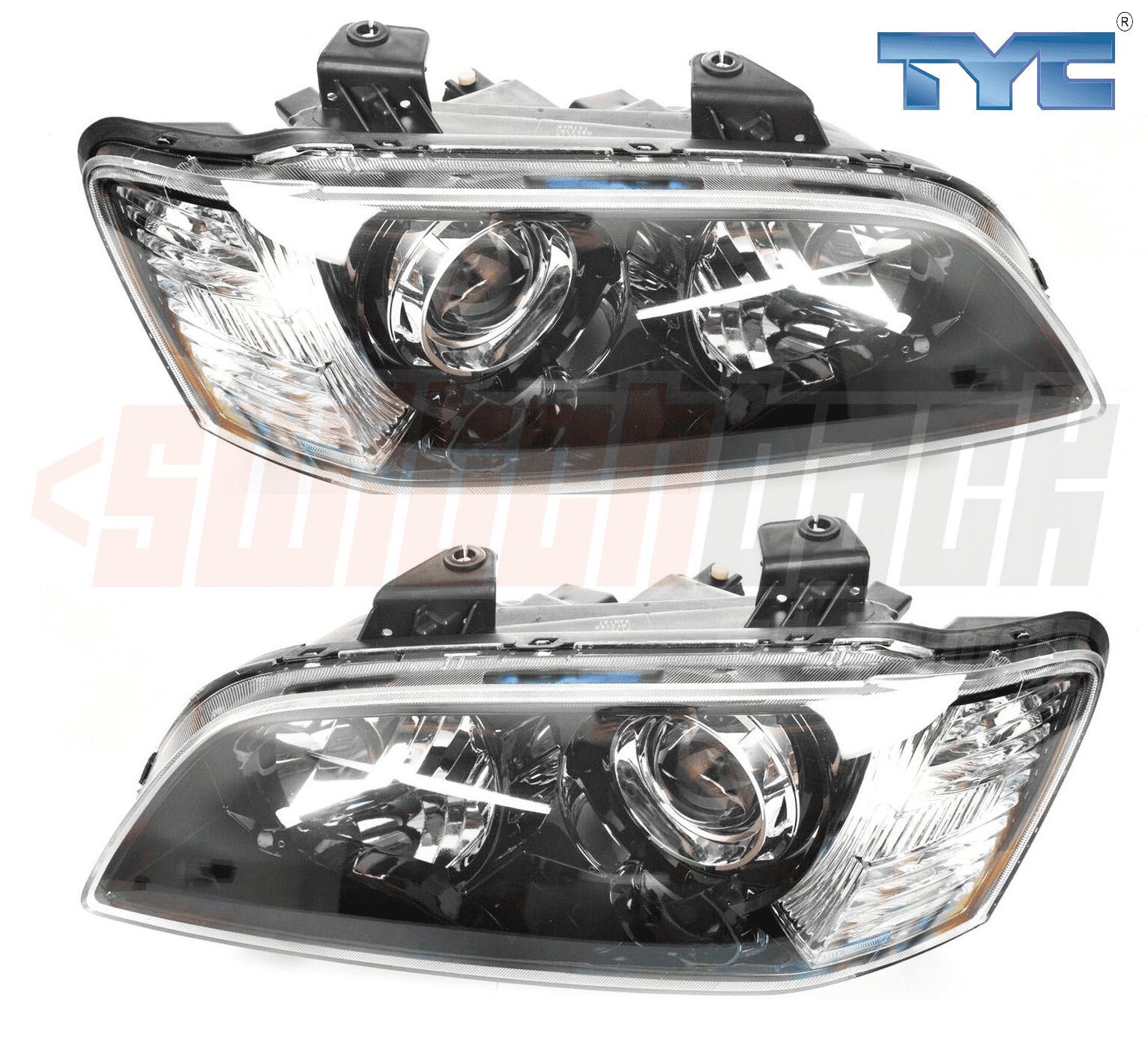 Projector Headlights - Black (VE SERIES 1 HSV E SERIES ONLY ...