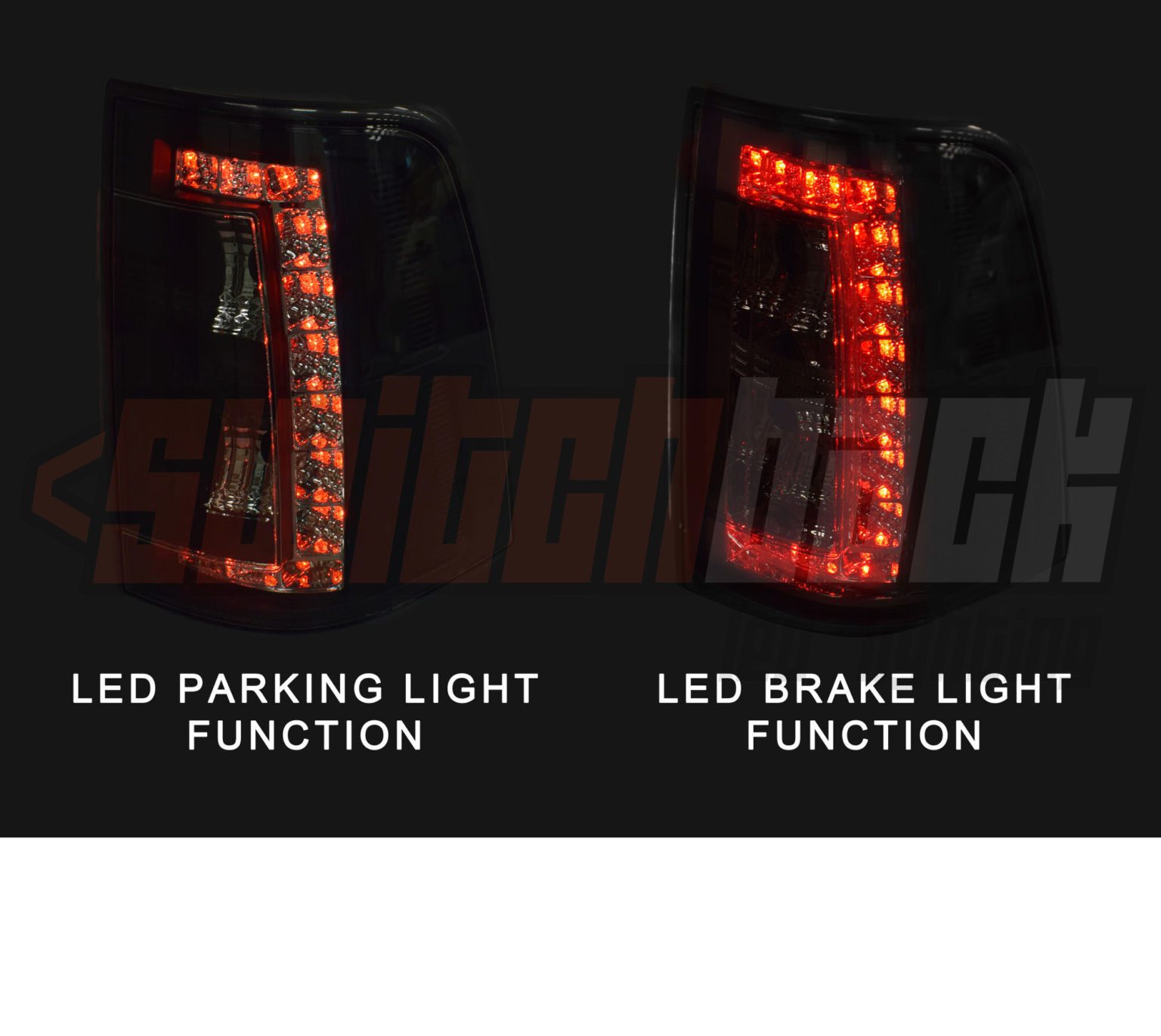 FG UTE LED Tail Lights (Black) | Switchback Lighting