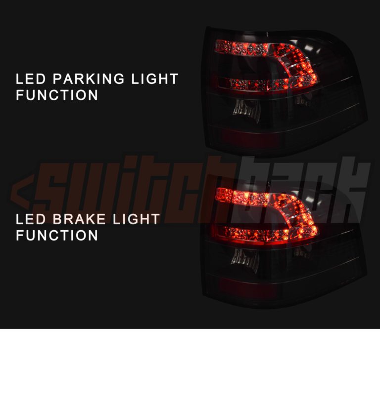 VE/VF LED Tail Lights (Black) (UTE ONLY) Switchback Lighting