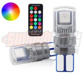 RGB T10 LED Globes (Canbus)