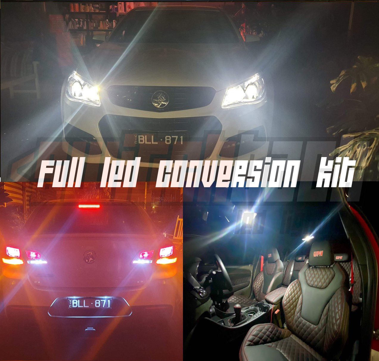 thumbnail image 2 of BEAMIT Full Interior LED Upgrade Kit – Holden VF SSV – CAN Bus Compatible, Road Legal 2 of 5