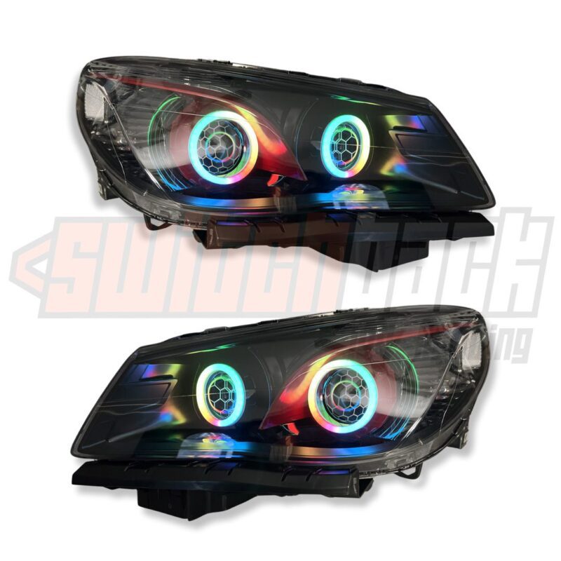 VF Commodore Halo Headlights Switchback LED Lighting