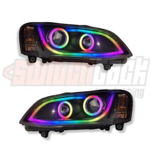 CUSTOM DRL Halo Headlights - Black