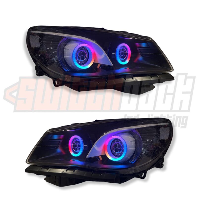 VF Commodore Halo Headlights Switchback LED Lighting