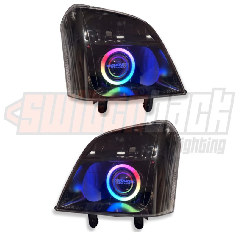 RA Rodeo 03-06 Custom Headlights | Switchback LED Lighting
