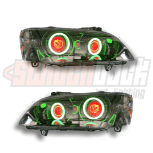VE Series 1/2 Custom Demon+Halo Combination Headlights