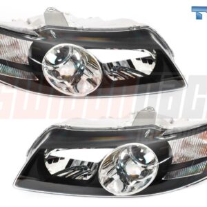 Projector Headlights - Black (VY Calais)