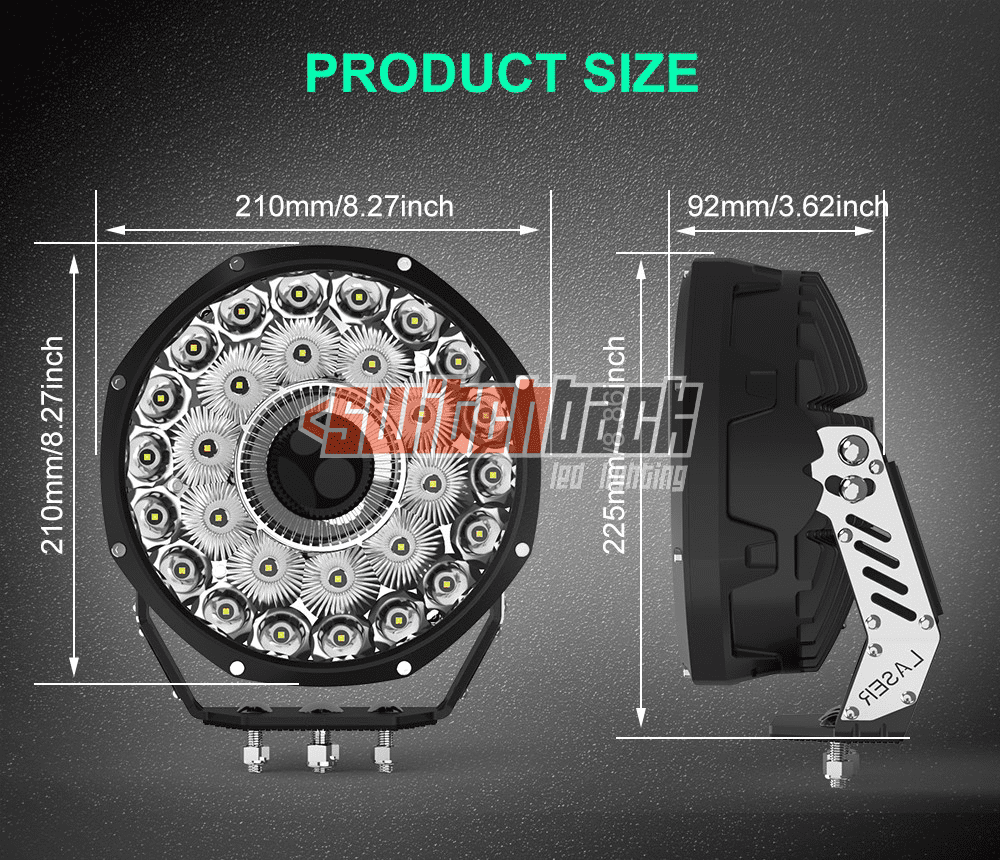 RADIANCE SL085 LASER 8.5" Driving Lights - Image 3