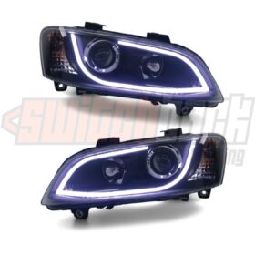DRL Projector Headlights - Black (VE SERIES 1 HSV E SERIES ONLY)