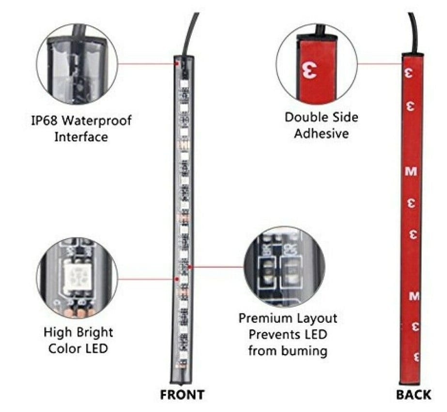 Rgb Led Footwell RGB Footwell Kit | Switchback LED Lighting