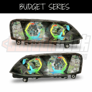 Budget Series VE S1/S2 Quad Hex Halo Headlights